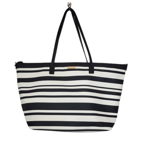 kate spade Handbags - [Kate Spade] Stripped Tote Handbag
